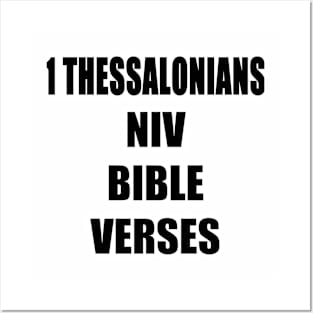 1 THESSALONIANS NIV BIBLE VERSES Posters and Art
